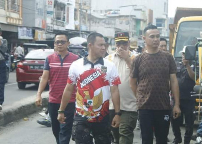 Fauzan Khoiri Pimpin Survei Pembersihan di Sekitar Pasar Tebing Tinggi