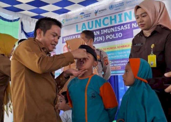Program PIN Polio di Kabupaten Empat Lawang Capai 46,4 Persen