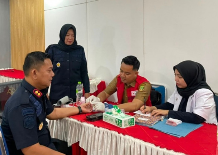Semarak HUT ke-81 RI, Lapas Empat Lawang Gelar Donor Darah untuk Masyarakat