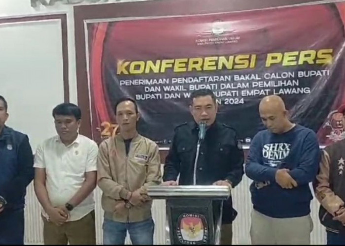 KPU Kabupaten Empat Lawang Resmi Menutup Pendaftaran Bakal Calon Bupati dan Wakil Bupati Periode 2024-2029