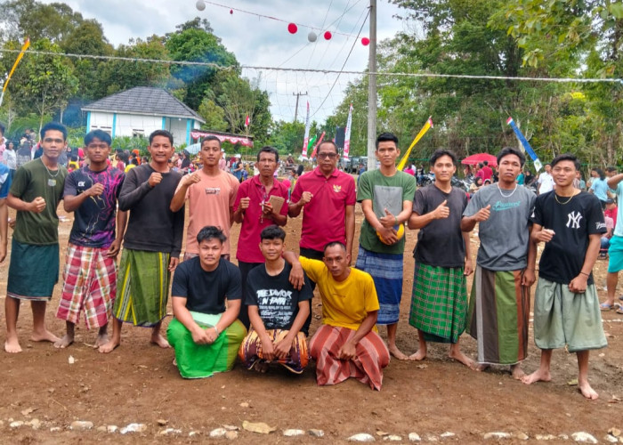 Meriah, Warga Desa Tanjung Kupang Baru Pemdes Gelar Perlombaan HUT RI ke-80