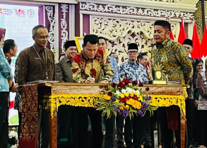 Wabup Empat Lawang Teken Nota Kesepakatan BPS-Pemda se-Sumsel: Perkuat Data untuk Pembangunan