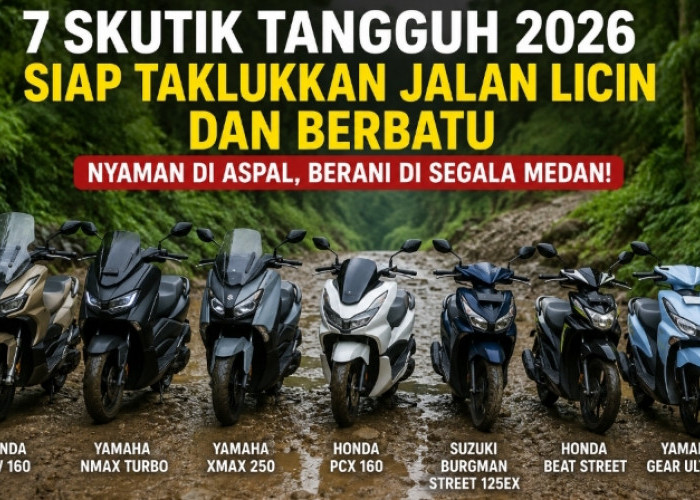 7 Skutik Tangguh yang Siap Taklukkan Jalan Licin dan Berbatu, Honda ADV 160 hingga Yamaha NMAX Turbo 