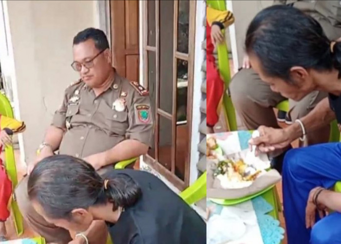 ODGJ Lempar Batu dan Kotoran ke Ruko Warga, Sat Pol PP Empat Lawang Bertindak Cepat Amankan Pelaku