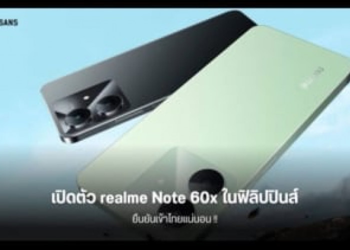 Realme Note 60x Resmi Diluncurkan, Harga Mulai Rp 1 Jutaan