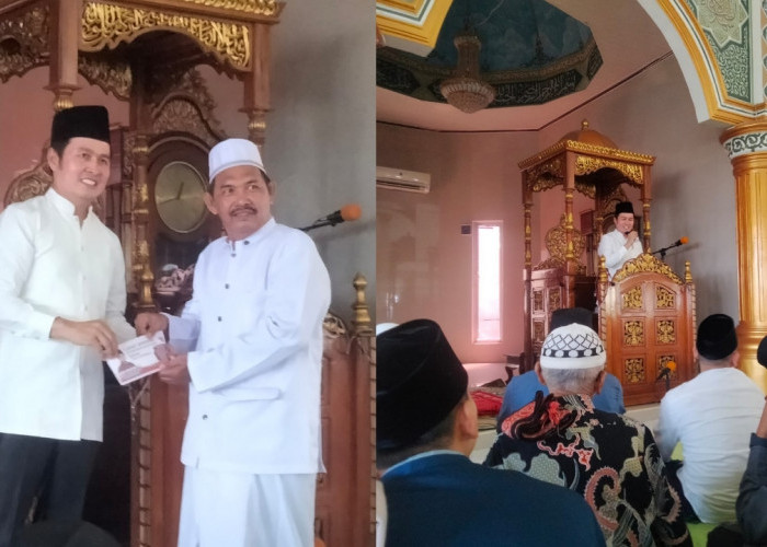 Yulius Maulana Gelar Safari Jum'at di Masjid Darussalam Desa Selawi
