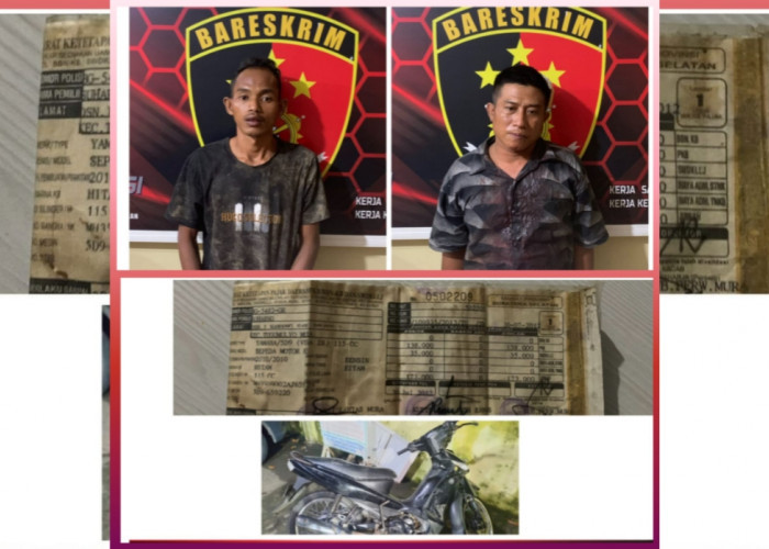 Dua Pelaku Curat Berhasil Ditangkap Polsek Muara Beliti di Tanah Priok
