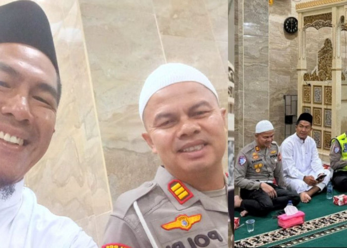 Jelang Ramadhan, Satlantas Polres Lubuklinggau Safari Subuh Keliling Masjid, Pererat Polisi dan Umat
