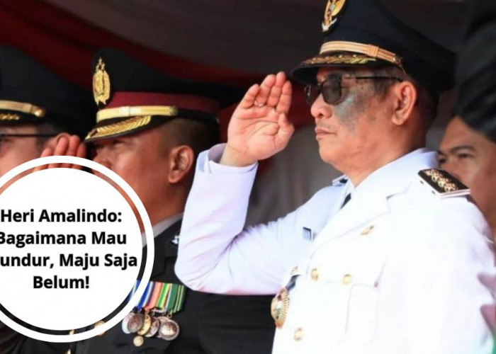 Heri Amalindo: Bagaimana Mau Mundur, Maju Saja Belum!