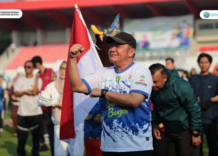 Menuju PORNAS KORPRI 2025, Gubernur Sumsel dan KORMI Gelar Sumsel Bugar di Palembang