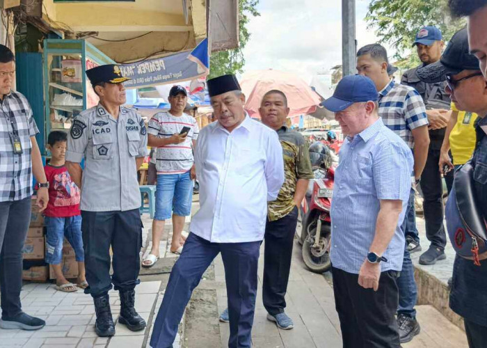 Bupati Lahat Canangkan Pembongkaran Trotoar dan Revitalisasi Pasar Lematang