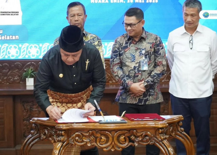 Atasi Kemacetan, Gubernur Sumsel Teken MoU Pembangunan 5 Flyover di Muara Enim
