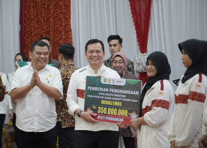 Pj Gubernur Bagikan Bonus Fantastis untuk Atlet PON 2024