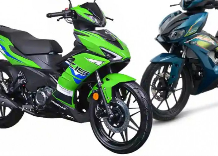 Modenas Z15GT vs Honda RS-X Winner, Adu Bebek Sport 150cc dengan Fitur Modern