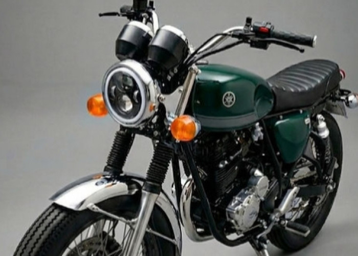Yamaha Scorpio 225 Disulap Bergaya British, Jadi Motor Touring Nyaman untuk Pasutri