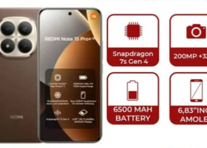Redmi Note 15 Pro+ 5G Resmi di Indonesia: Baterai 6.500 mAh, Tahan Air IP69K, Kamera 200MP dan Fitur AI 