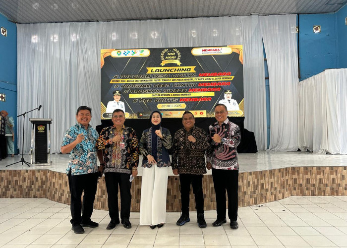 Kolaborasi Digital Sumsel Diperkuat, Muba Dukung Peluncuran Program Desa Digital dan Desa Cantik MEMBARA