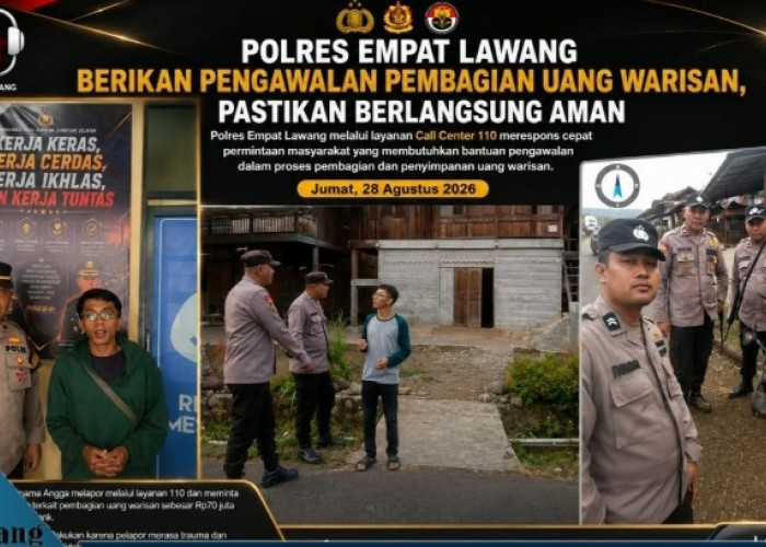 Bawa Uang Warisan Rp70 Juta, Warga Minta Pengawalan Polisi Lewat Call Center 110