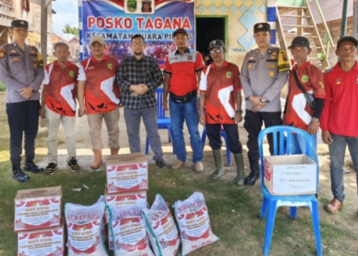 Hari Bhayangkara ke-80, Polres Empat Lawang Salurkan Bantuan Sosial untuk Korban Kebakaran di Talang Benteng
