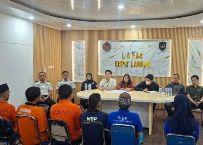Hakim Wasmat PN Lahat Sambangi Lapas Empat Lawang, Pantau Pembinaan dan Hak Warga Binaan