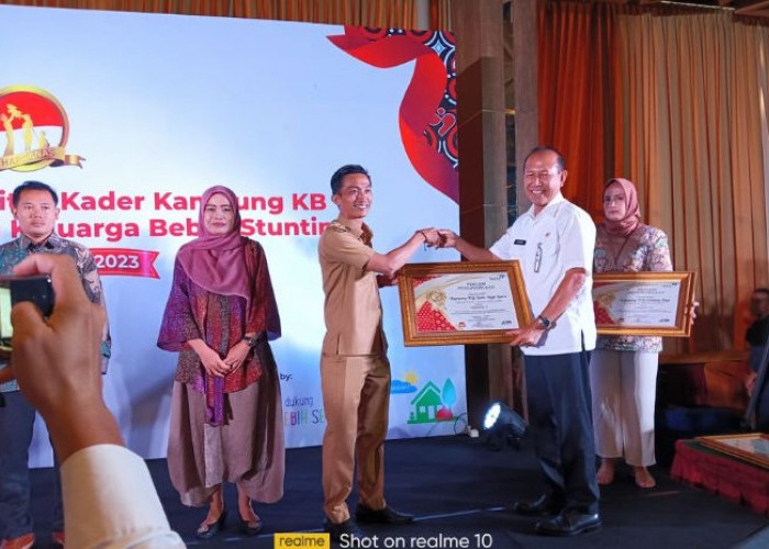 Baturaja Baru Raih Penghargaan Terbaik V Kampung KB se Sumatera Selatan
