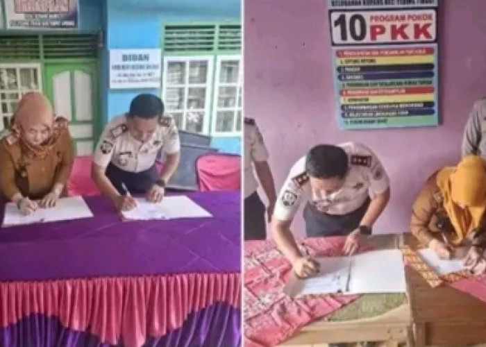 Lapas Empat Lawang Perkuat Sinergi Teken MoU Desa Binaan Bersama Kelurahan Kupang dan Desa Kemang Manis 