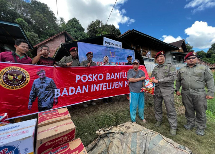 Binda Sumsel Bantu Korban Banjir Bandang