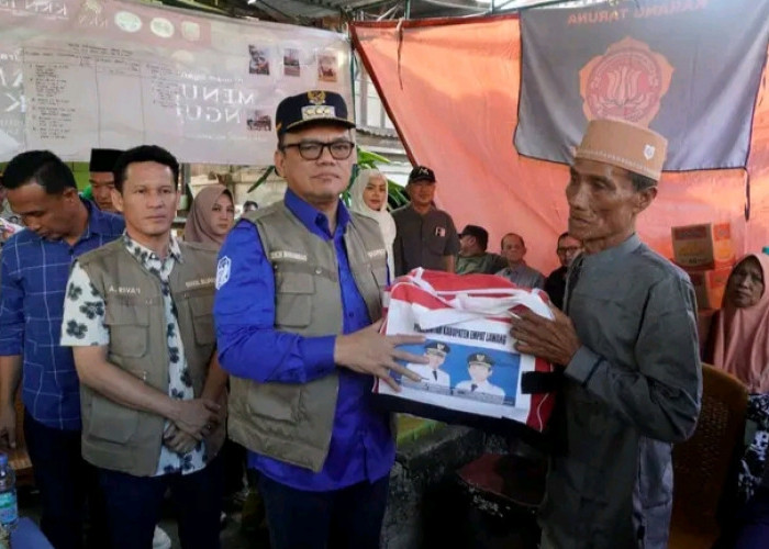 Bupati dan Wabup Empat Lawang Tinjau Korban Kebakaran di Desa Lingge, 13 Rumah Dilalap Api