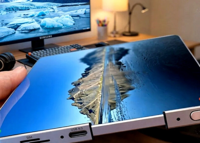 Samsung Galaxy Z Roll 5G Bocor! Ponsel Layar Gulung 12,4 Inci Tanpa Lipatan Siap Guncang Pasar Foldable