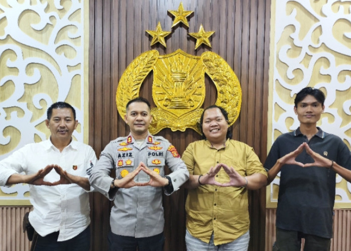 Perkuat Sinergi Media dan Kepolisian, Ketua AMKI Empat Lawang Silaturahmi dengan Kapolres