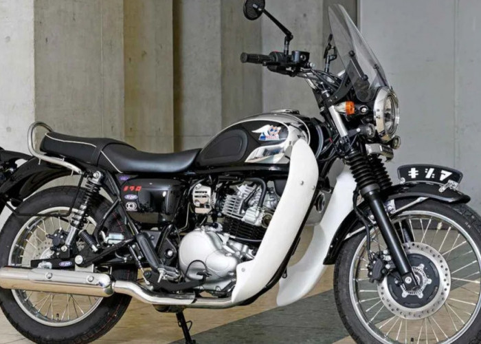 Kawasaki W230 Makin Klasik! Kijima Hadirkan Paket Aksesori Retro Bergaya Showa yang Bikin Tampil Kalcer