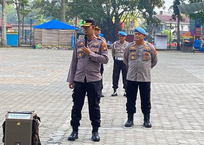 Polres Pagaralam Gelar Apel Kesiapsiagaan Personel Sambut Hari Buruh Nasional 2025