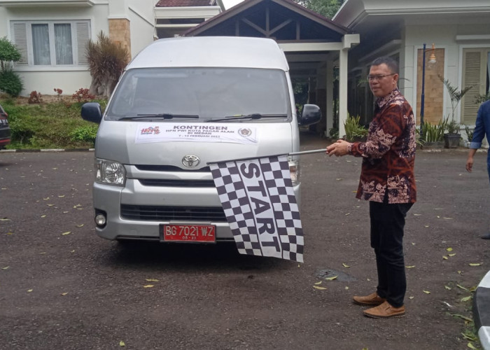 Ikuti HPN di Medan, Keberangkatan PWI Kota Pagaralam Dilepas Walikota