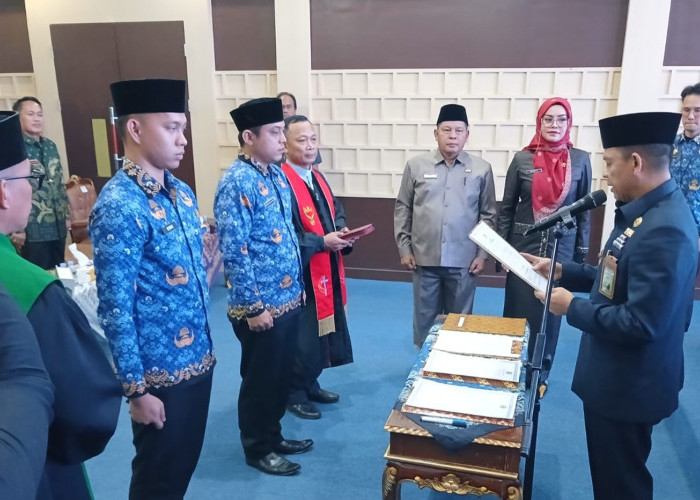 Sekda Empat Lawang Lantik 28 PNS Baru, ASN Muda Diminta Tunjukkan Dedikasi dan Integritas