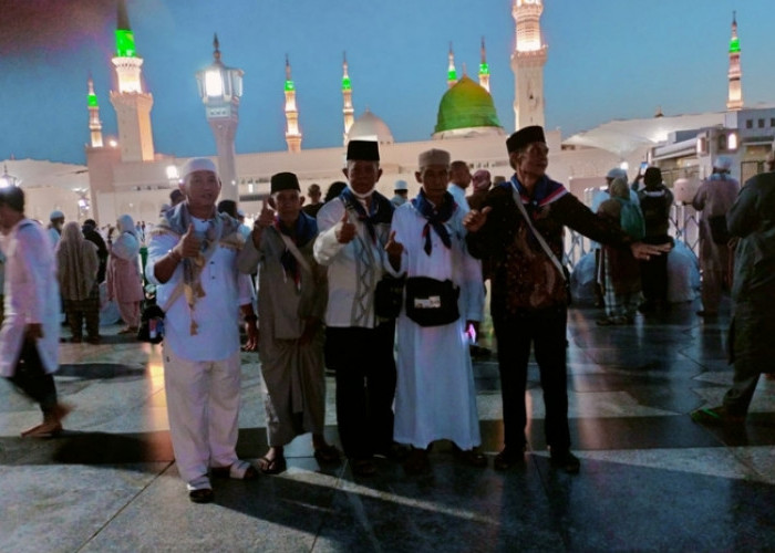 Kabar Terkini Jamaah Haji Empat Lawang, Kini Berada di Raudhah, Masjid Nabawi
