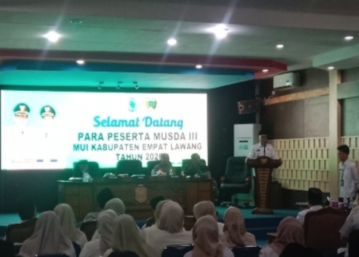 Buka MUSDA VIII MUI, Joncik Muhammad Ajak Ulama dan Umara Bersatu Bangun Empat Lawang Madani