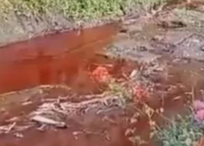 Penyebab Sungai di Malang Berwarna Merah Darah? Masih Misterius!