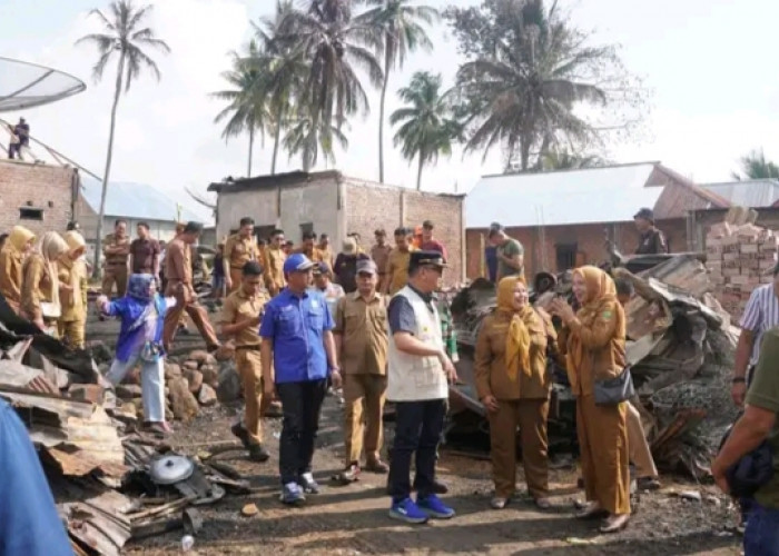 Bupati Empat Lawang Usulkan Bedah Rumah  untuk Korban Kebakaran Talang Benteng
