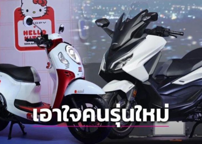 New Honda FORZA350 dan Honda Scoopy Hello Kitty Limited Edition Dirilis Khusus Pasar Thailand