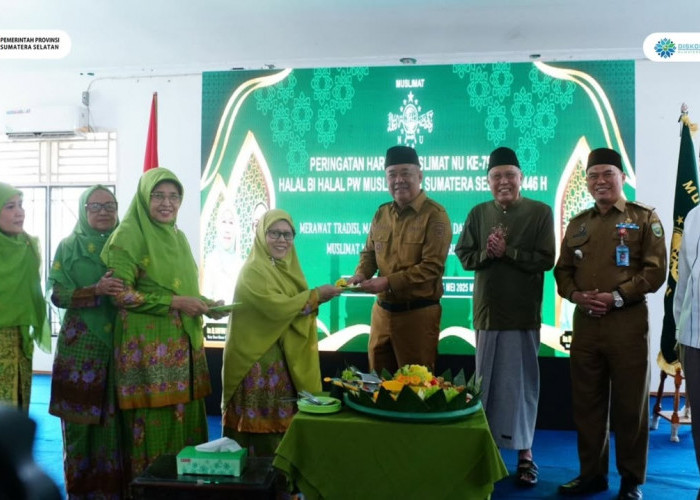 Wagub Sumsel Cik Ujang Hadiri Peringatan Harlah ke-79 Muslimat NU: Dorong Kaderisasi dan Sinergi 