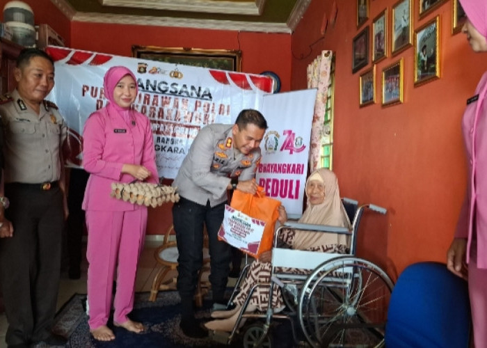Kapolres Empat Lawang Anjangsana ke Warakawuri dan Purnawirawan, Wujud Kepedulian Jelang Hari Bhayangkara 