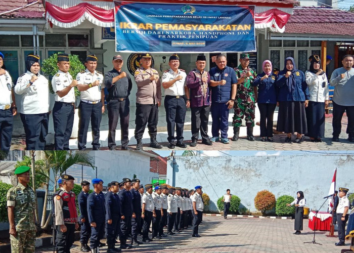Lapas Empat Lawang Gelar Apel Ikrar Anti Narkoba dan HP Ilegal, Kalapas Tegaskan Jaga Integritas