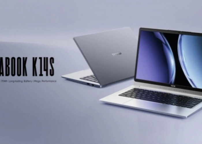 Tecno Megabook K14S Resmi Meluncur, Laptop Tipis dengan 9 Port Lengkap Akhiri Era Ribet Pakai Dongle