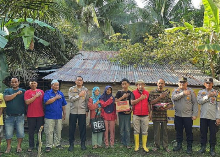 Polda Sumsel Gelar Program Bedah Rumah di Banyuasin, Warga Kurang Mampu Terbantu