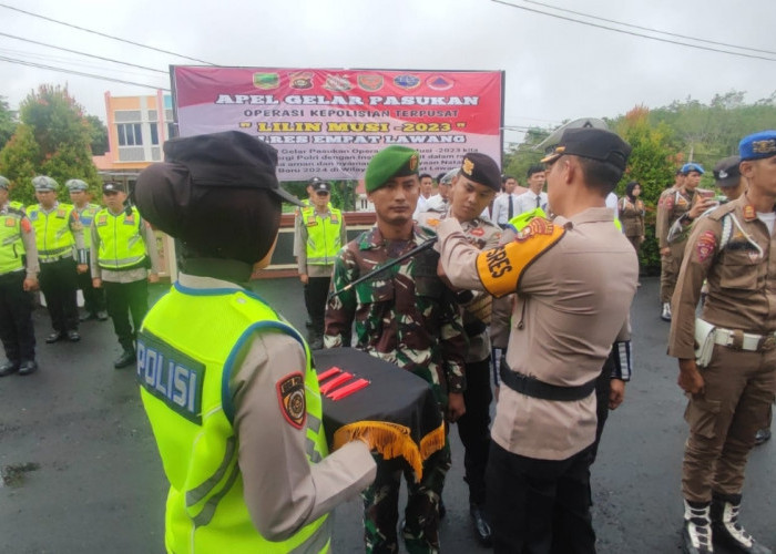 Gelar Apel Operasi Lilin Musi 2023 71 Personel Siap Amankan Pengamanan Nataru