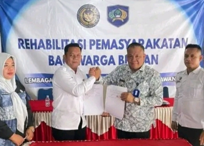 Lapas Kelas IIB Empat Lawang Teken MoU dengan BNNK untuk Laksanakan Program Rehabilitasi Pemasyarakatan 2025