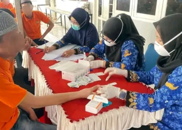 Peduli Kesehatan Warga Binaan, Lapas Kelas IIB Empat Lawang Gelar Skrining HIV, TBC hingga Kesehatan Jiwa