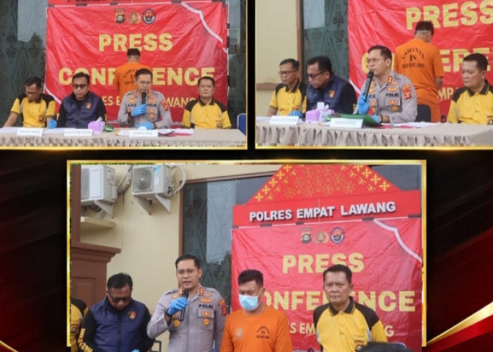 Polres Empat Lawang Ungkap Kasus Intimidasi Penyidik, Oknum Kades CY Jadi Tersangka