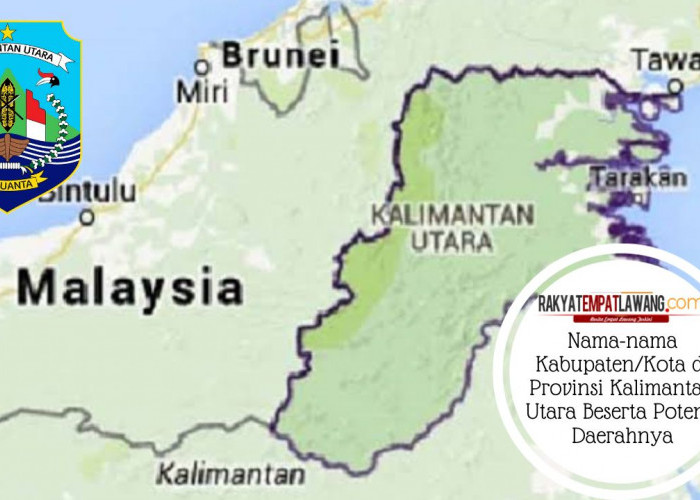 Cuma 5 Wilayah! Berikut Nama-nama Kabupaten/Kota di Provinsi Kalimantan Utara Beserta Potensi Daerahnya