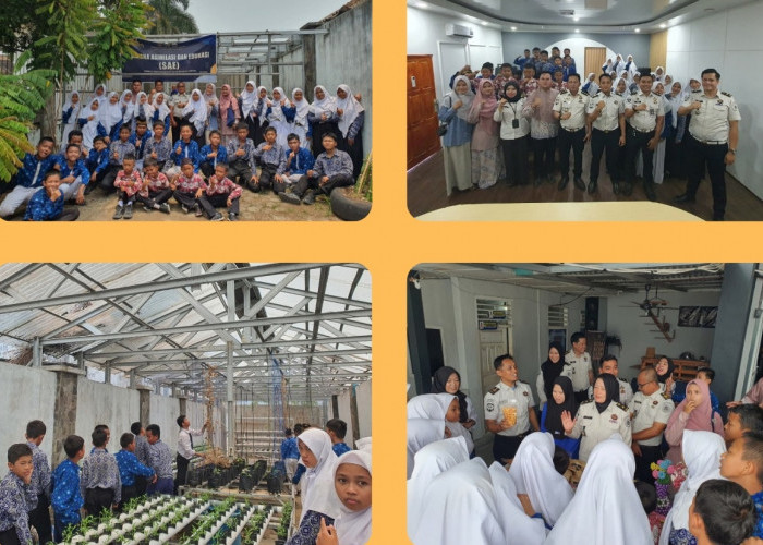 Lapas Empat Lawang Jadi Wahana Edukasi, Puluhan Siswa Belajar Pertanian dan Ketahanan Pangan